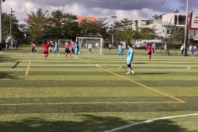 CÔNG ĐOÀN TRƯỜNG TIỂU HỌC BÌNH ĐÔNG THAM GIA ĐÁ BANH NỮ