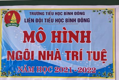 Liên đội Trường Tiểu học Bình Đông tổ chức mô hình: “Ngôi nhà trí tuệ”